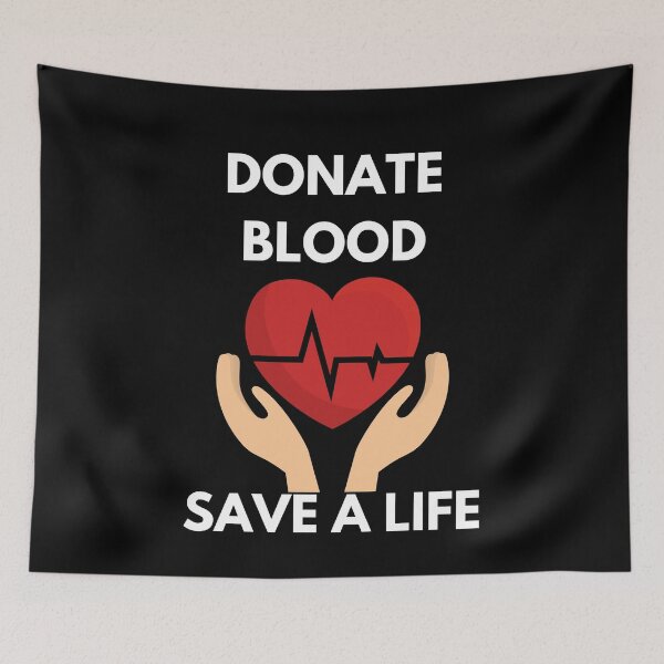 Item preview, Donate Blood Save A Life - National Blood Donor Month designed and sold by AwarenessCloud.