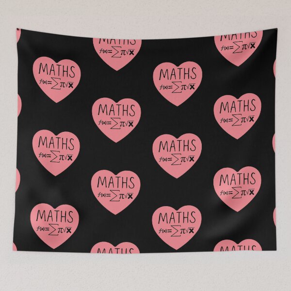 Item preview, I Love Maths Heart designed and sold by ronaldsonou.