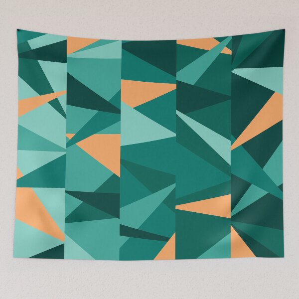 Item preview, Party Fireworks #23 Abstract Triangle Retro Pattern designed and sold by bubblyshades.