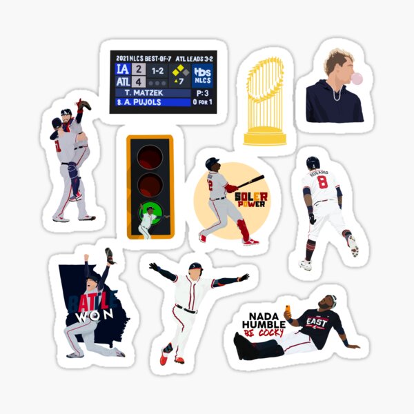 Braves Postseason Sticker Pack Sticker