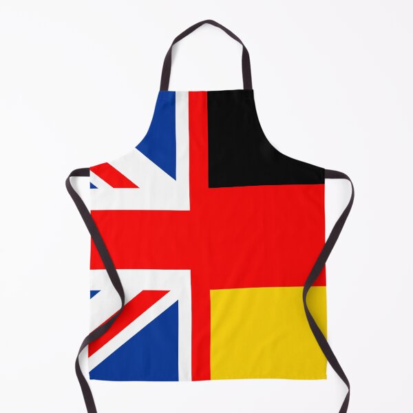 Item preview, united kingdom germany half flag designed and sold by tony4urban.