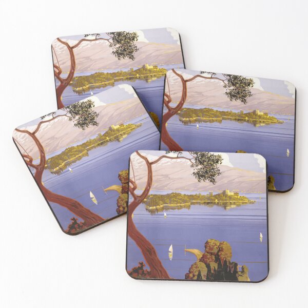 Item preview, Lake Garda Italy Vintage Retro Travel Summer Holiday Landscape Windsurfing, Kitesurfing Souvenir designed and sold by Vintage Mag.
