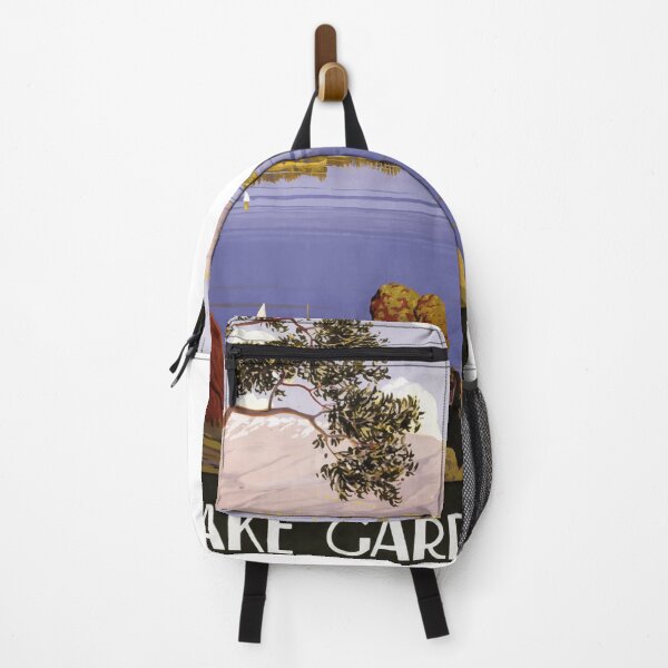 Item preview, Lake Garda Italy Vintage Retro Travel Summer Holiday Landscape Windsurfing, Kitesurfing Souvenir designed and sold by Vintage Mag.
