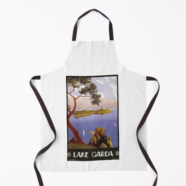 Item preview, Lake Garda Italy Vintage Retro Travel Summer Holiday Landscape Windsurfing, Kitesurfing Souvenir designed and sold by Vintage Mag.