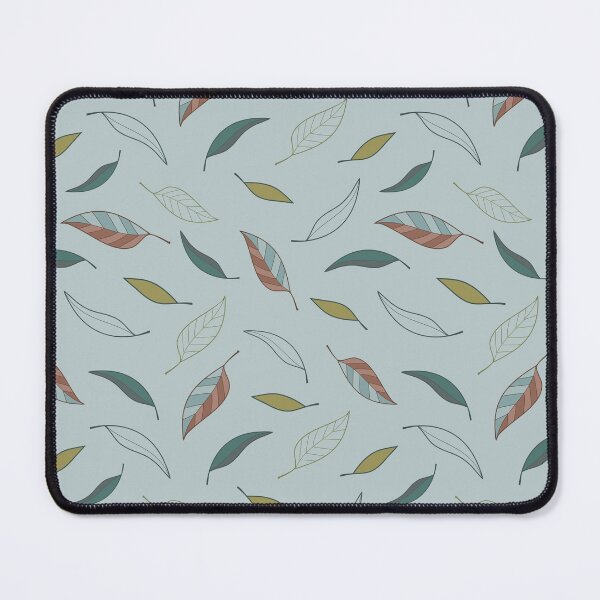 Item preview, Pastel Blue Modern Gum Leaf Earthy Tone Pattern designed and sold by CJAura by Claire Jane Johnson.