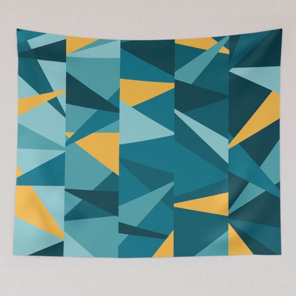 Item preview, Party Fireworks #25 Abstract Triangle Retro Pattern designed and sold by bubblyshades.