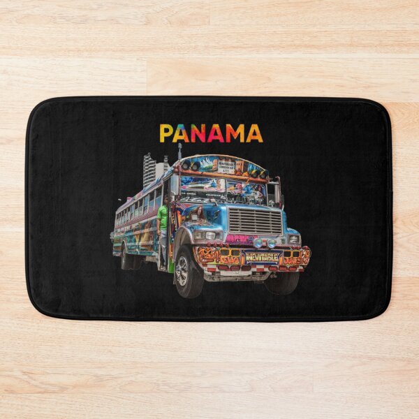 Item preview, Diabolos Rojos buss in Panama Red Devil Style Art Panamanian Buses in Panama City designed and sold by best-of-panama.