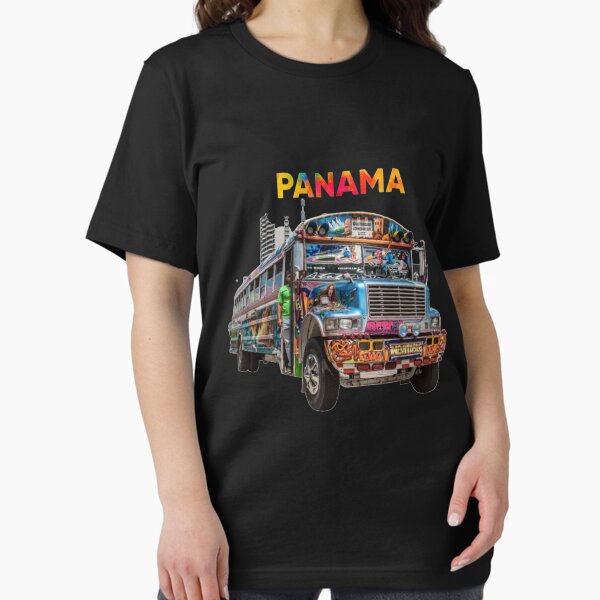 Item preview, Diabolos Rojos buss in Panama Red Devil Style Art Panamanian Buses in Panama City designed and sold by best-of-panama.