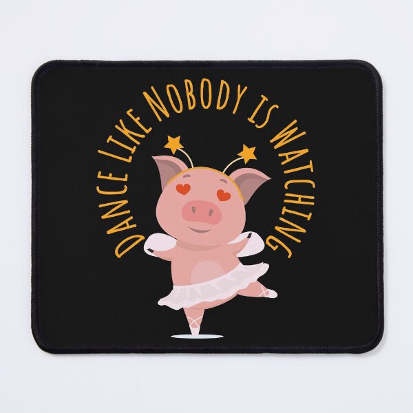 Item preview, Funny Pig Dance Like Nobody Is Watching - Ballet Pig Cute designed and sold by YerrouDesing.