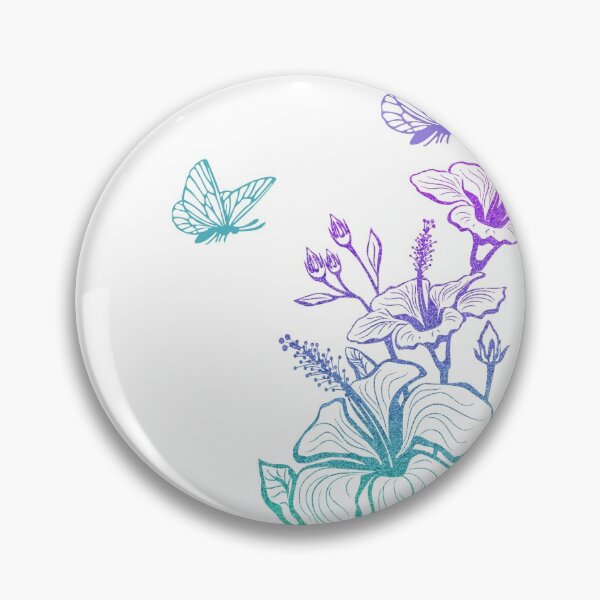 Item preview, Mariposas aterrizando en flor blanca designed and sold by Rani-art.