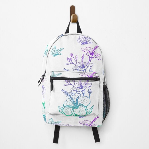 Item preview, Butterflies landing on flower-white designed and sold by Rani-art.