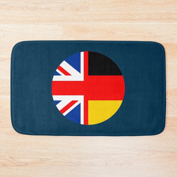 Item preview, united kingdom germany half flag designed and sold by tony4urban.
