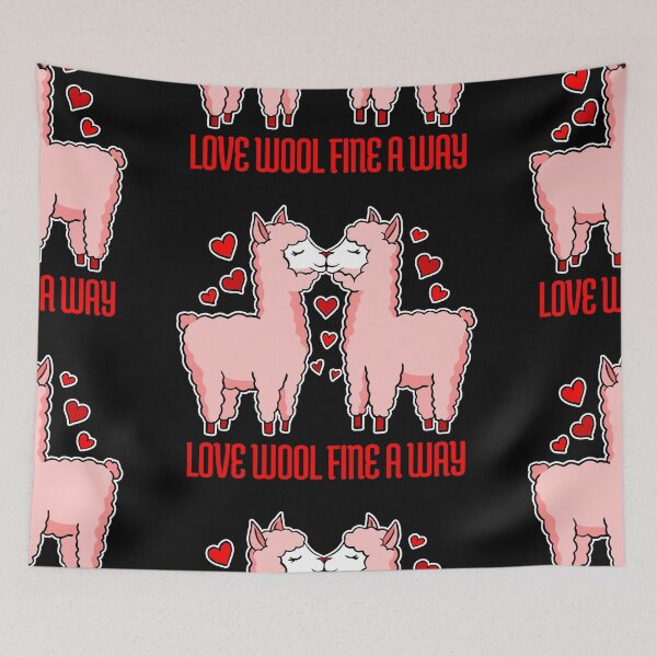Item preview, happy valentines day alpacas funny pun  designed and sold by Gossip Rag.