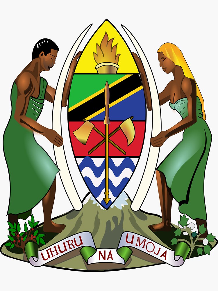 Parts Of Coat Of Arms Of Tanzania