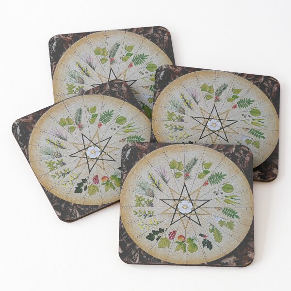Item preview, Ogham Grove Mandala designed and sold by Yuri Leitch.