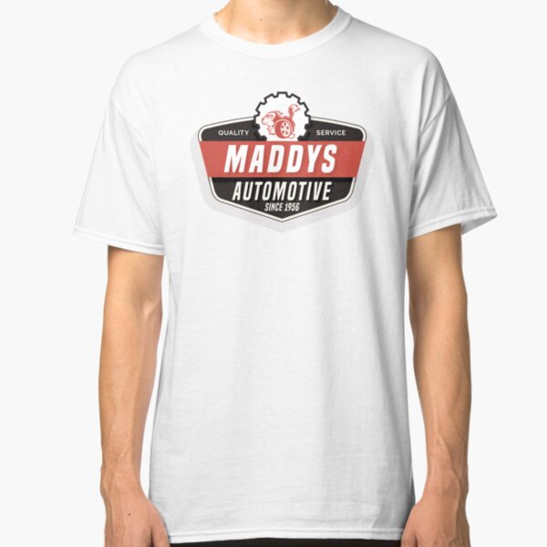 Maddys Automotive - White Back Classic T-Shirt