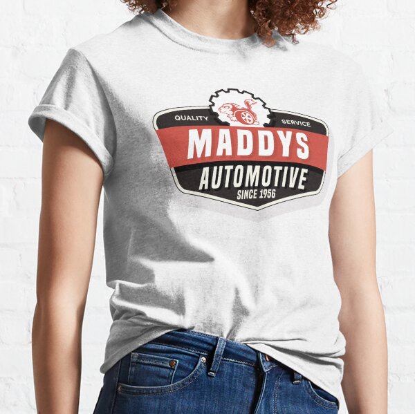 Maddys Automotive - White Back Classic T-Shirt