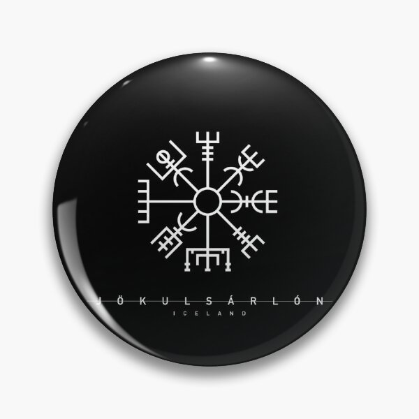 Item preview, White Jokulsarlon Iceland Vegvisir Logo designed and sold by WASchaidler.