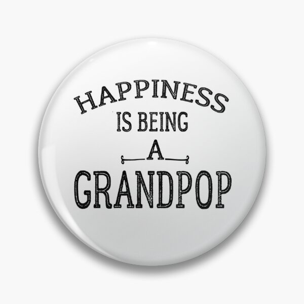 Item preview, Mens Happiness is Being a Grandpop | Dad and Grandpa Sticker designed and sold by LUXE SHIRT.
