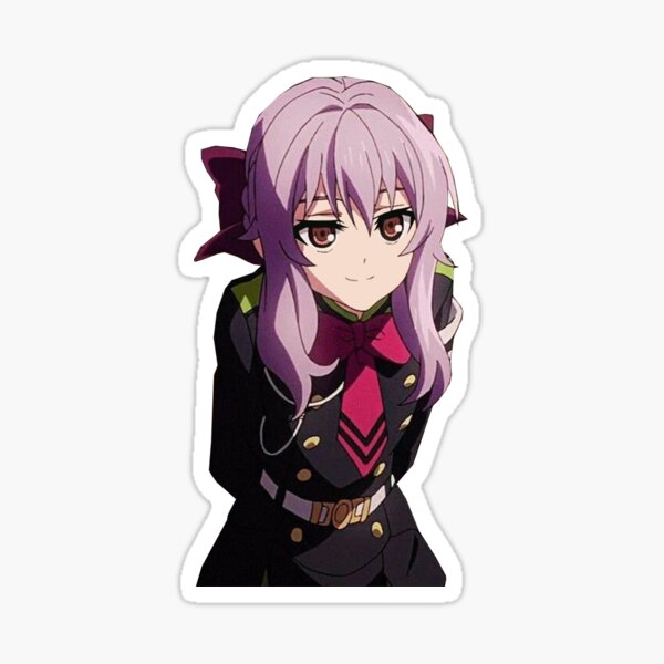 &ldquo;Shinoa Hiiragi&rdquo; Sticker for Sale by kawaiicrossing | Redbubble