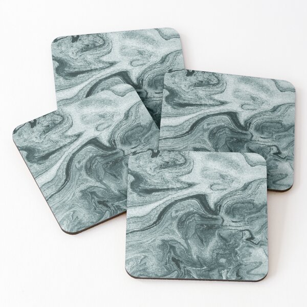 Item preview, Teal Gray Long Tile Marble Jasper And Agate Watercolor Texture  designed and sold by Irina Sztukowski.