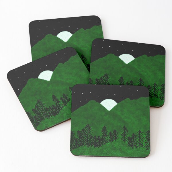 Item preview, Moonlit Mountains designed and sold by Leanne Morin.