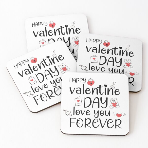 Item preview, Happy VALENTINE day love you forever, valentine vinyl kids designed and sold by kind4you.