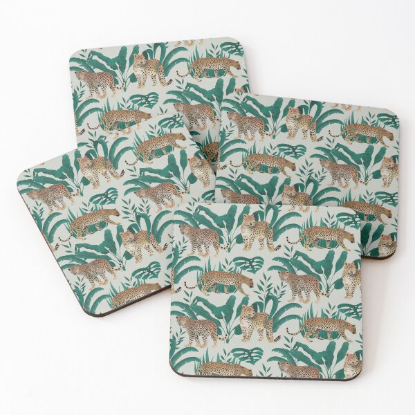 Item preview, Leopard Collection - pale grey designed and sold by Hollyroseart.