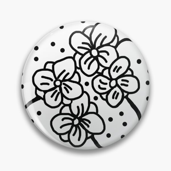 Item preview, Black and White Flowers designed and sold by RepeatCandy.
