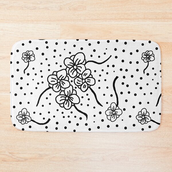 Item preview, Black and White Flowers designed and sold by RepeatCandy.