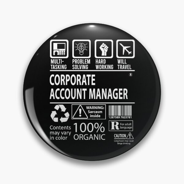 Item preview, Corporate Account Manager T Shirt - MultiTasking Certified Job Gift Item Tee designed and sold by oslandefren.