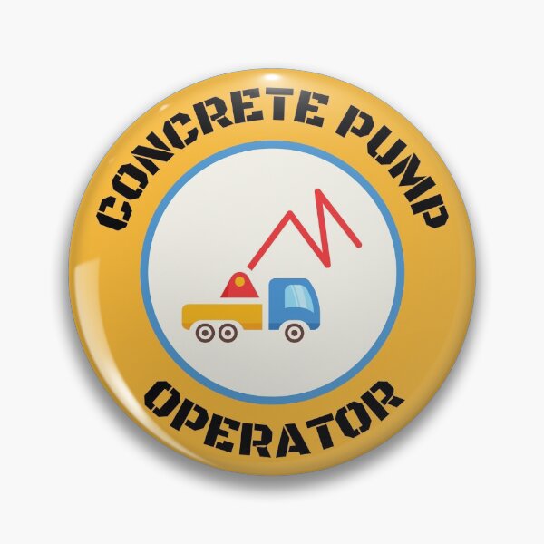 Item preview, Concrete Pump Operator logo style designed and sold by Cardinal Designs.