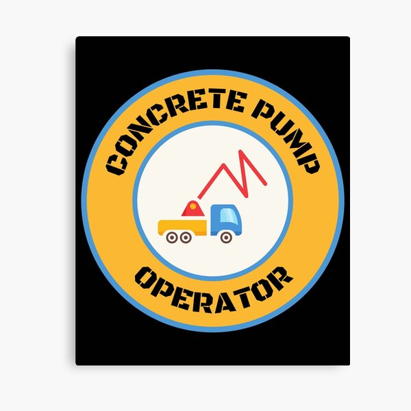 Item preview, Concrete Pump Operator logo style designed and sold by Cardinal Designs.