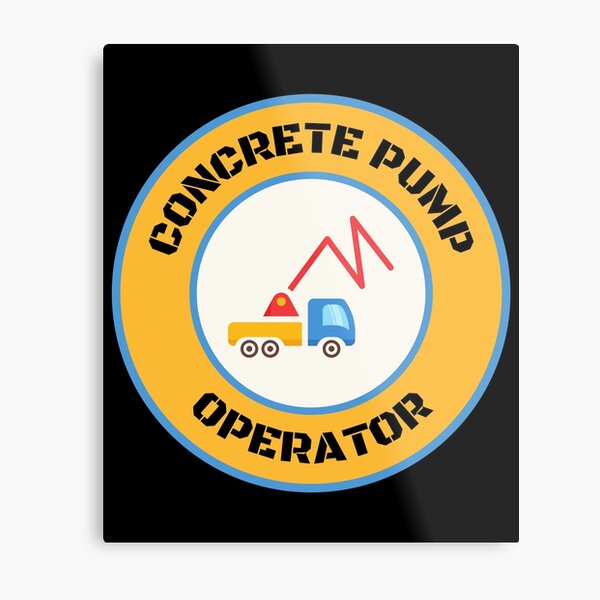 Item preview, Concrete Pump Operator logo style designed and sold by Cardinal Designs.