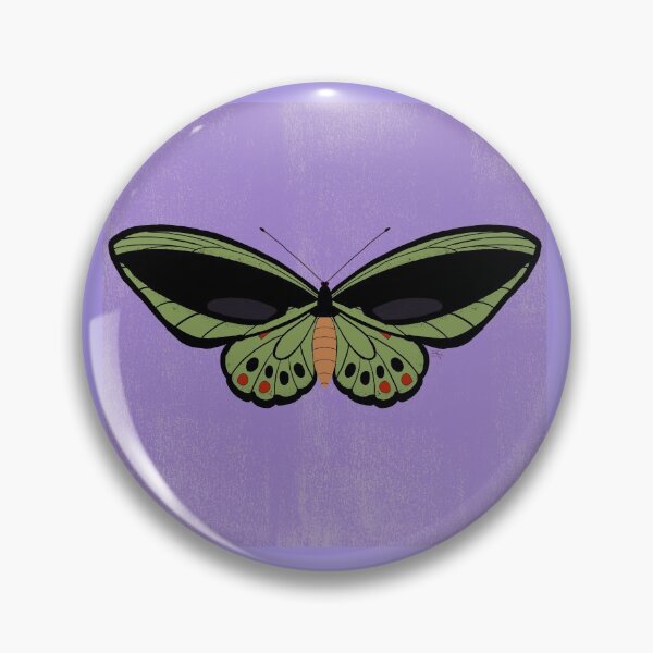Item preview, Common green birdwing on purple designed and sold by TheBarefootMom.