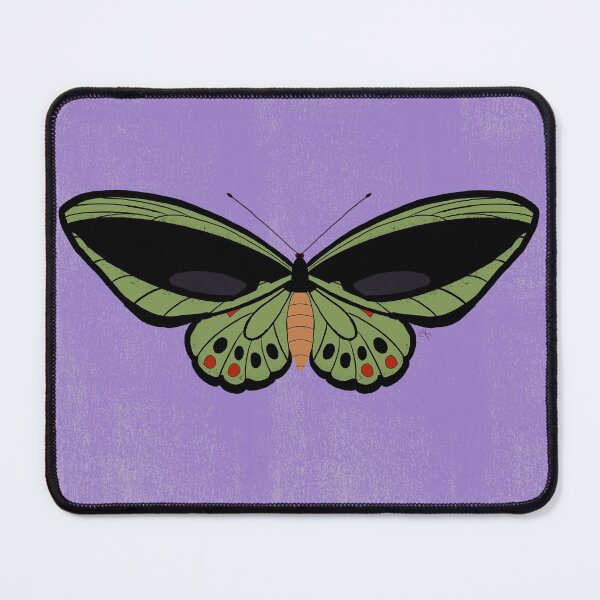 Item preview, Common green birdwing on purple designed and sold by TheBarefootMom.