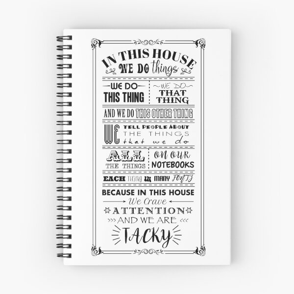 Item preview, In This House (black print) designed and sold by JQPaxton.