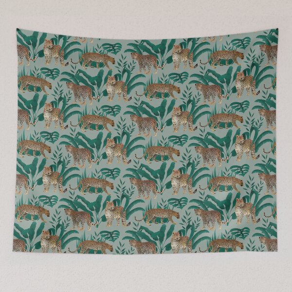 Item preview, Leopard Collection - green designed and sold by Hollyroseart.