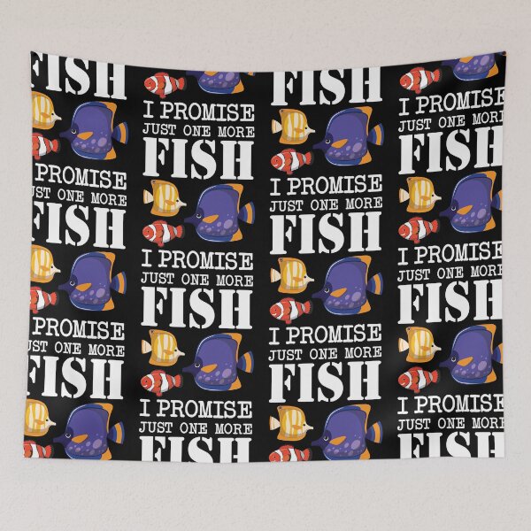 Item preview, Just One More Fish I Promise Saltwater Aquarium designed and sold by GravitiTees.