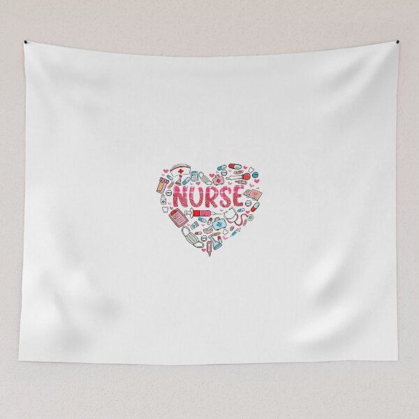 Item preview, Nurse Heart Nursing RN Life Valentine's Day ER ICU NICU RN Nurses Women designed and sold by Dadya.