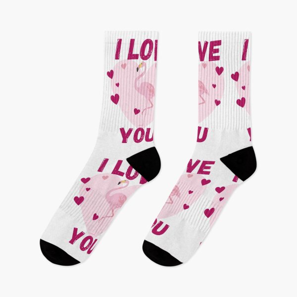 Item preview, Pink I love you flamingo designed and sold by LukjanovArt.
