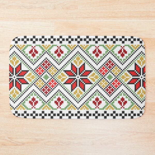 Item preview, Palestine Traditional Design Thob Clothes Pattern Palestinian Jordanian Lebanese Syrian Folklore Embroidery heritage designed and sold by Dr.YesOrNo.