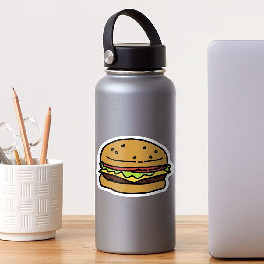 Burger Sticker