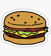 Burger Sticker