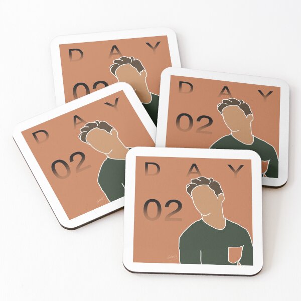 Artikelvorschau, Kevin Day 02 Portrait Sticker entworfen und verkauft von erinbirde.