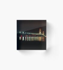 Mackinac Bridge Acrylic Block