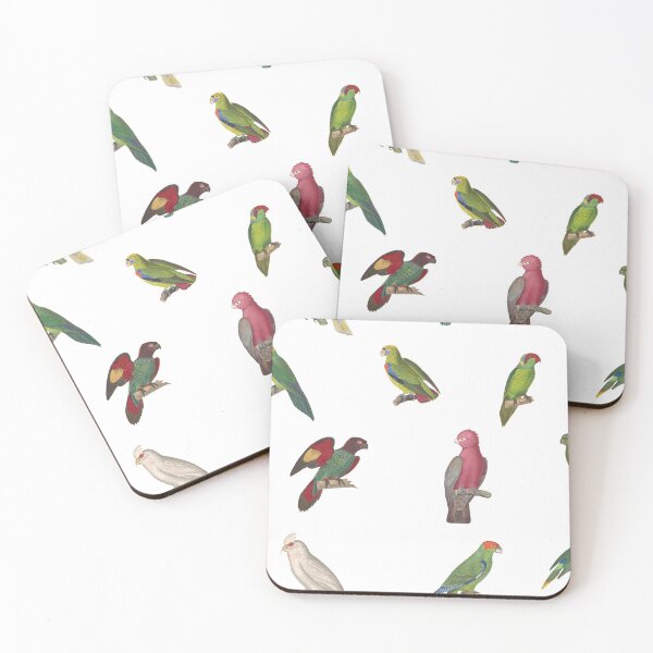Item preview, Vintage parrot illustrations designed and sold by BirbFriends.