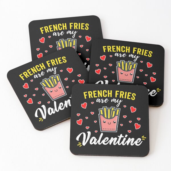 Item preview, Funny French Fries Are My Valentine Kawaii Design for Valentine's Day designed and sold by wingstar.
