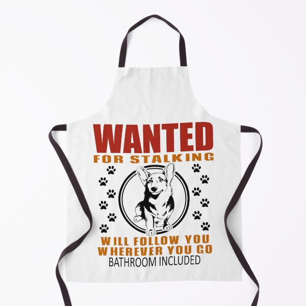 Item preview, Personal Stalker Dog Wanted For Stalking Funny Corgi designed and sold by TKsTees.