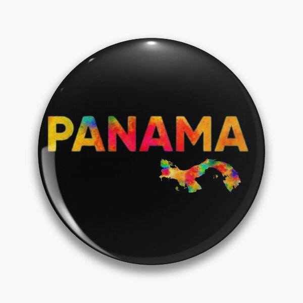 Item preview, Living in Panama Style World of Art Panamanian Watercolor Map  designed and sold by best-of-panama.